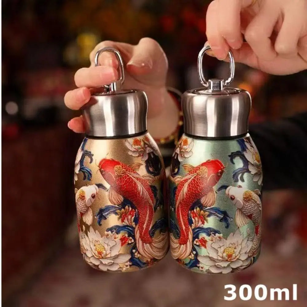 316 Stainless Steel Insulated Cup Leak Proof Portable Water Bottle Durable 300ml Slim Insulated Thermal Water Bottle